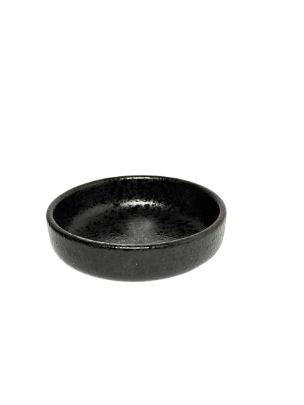 Porcelain Incense Ash Catcher Bowl - Black